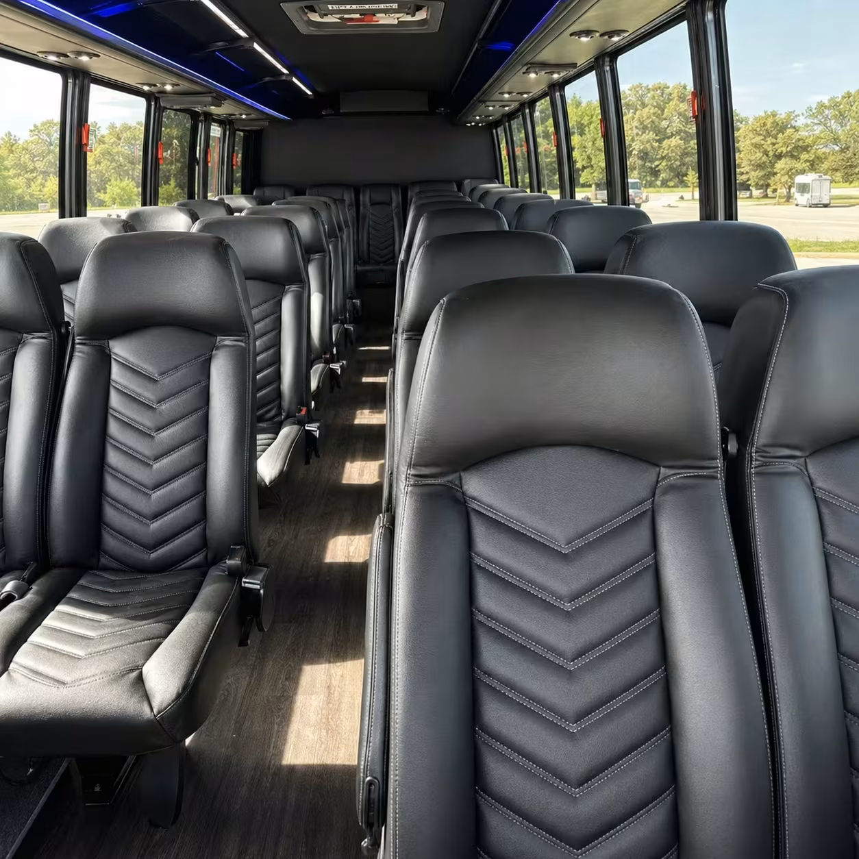 30 passenger minibus interior