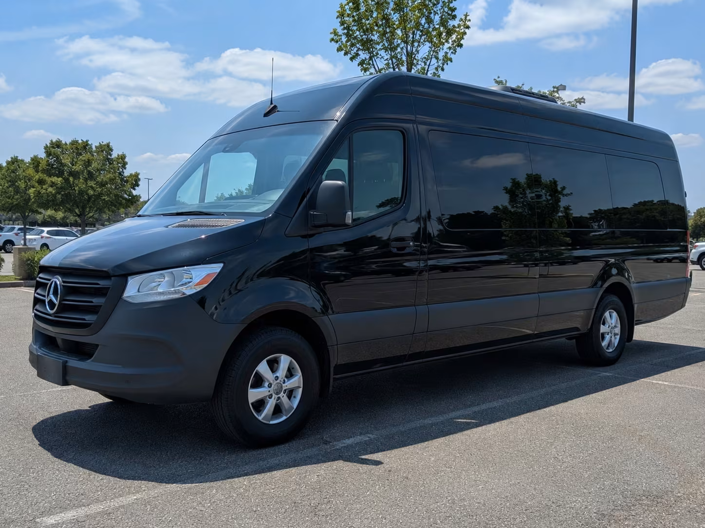 sprinter van with driver